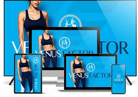 Venus Factor Body Sculpting Program shown across devices, a free digital bonus